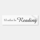 Search for literature bumper stickers reading