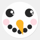 Search for cute snowman face stickers Xmas