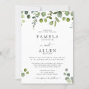 Search for elegant eucalyptus wedding invitations Chic