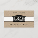 Search for renovation business cards Construction