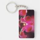 Search for orchids rectangular key rings Pink