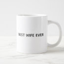 Search for wife mugs Typography