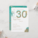 Search for turquoise birthday invitations For her