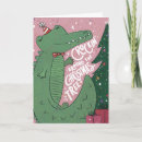 Search for crocodile christmas cards Pun