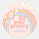 Search for groovy flower stickers Hippie