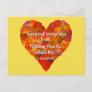 Search for red leaf postcards Heart