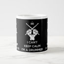 Search for big rock mugs Drummer