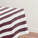 Search for burgundy tablecloths Stripes