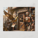 Search for clockwork postcards Brass