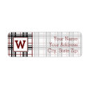 Search for black white and red return address labels Grey