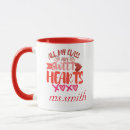 Search for teacher valentine mugs Hearts
