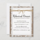 Search for burlap rehearsal dinner invitations Lace