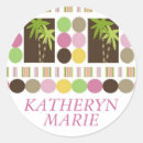 Search for pink and brown baby shower stickers Jungle