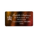 Search for gold crown return address labels Queen