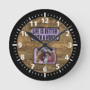 Search for purple clocks Rustic