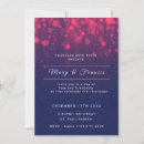 Search for purple glitter wedding invitations Blue