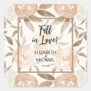 Search for country rustic wedding stickers Fall in love