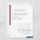 Search for burgundy and navy invitations Elegant
