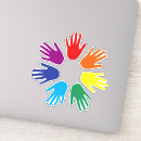 Search for hand symbol stickers Peace