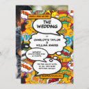 Search for comic wedding invitations Modern