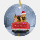 Search for airedale terrier christmas tree decorations Dog