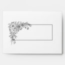 Search for black lined envelopes Modern