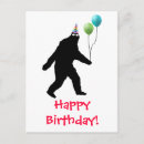 Search for sasquatch birthday cards Humour