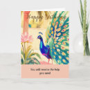Search for peacock birthday cards Green