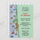Search for rock climbing party invitations Boys