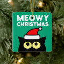 Search for black santa christmas tree decorations Pet