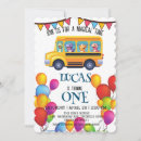 Search for school bus birthday invitations Party
