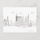 Search for famous postcards Illustration
