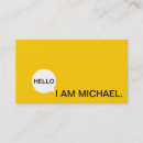 Search for casual business cards Yellow