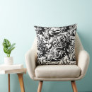 Search for marble texture cushions Black and white