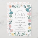 Search for garden baby girl shower invitations Floral