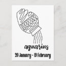 Search for aquarius postcards Horoscope