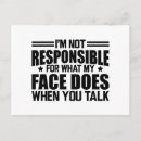 Search for responsible postcards Sarcasm