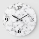 Search for faux marble clocks Chic