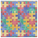 Search for autism awareness fabric Pieces