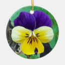 Search for pansy christmas tree decorations Yellow