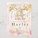 Search for dreams do come true invitations Watercolor