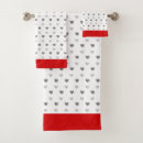 Search for grey and red bath towels Cute