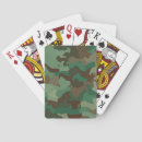 Search for military playing cards Brown
