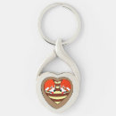 Search for red hearts key rings Couple
