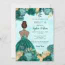 Search for turquoise sweet 16 invitations Glitter
