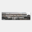 Search for the constitution bumper stickers Freedom