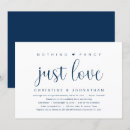 Search for fancy script font invitations Nothing fancy just love