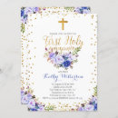 Search for watercolor first communion invitations Christian
