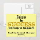 Search for success quote postcards Achievement