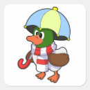 Search for rain umbrella stickers Duck